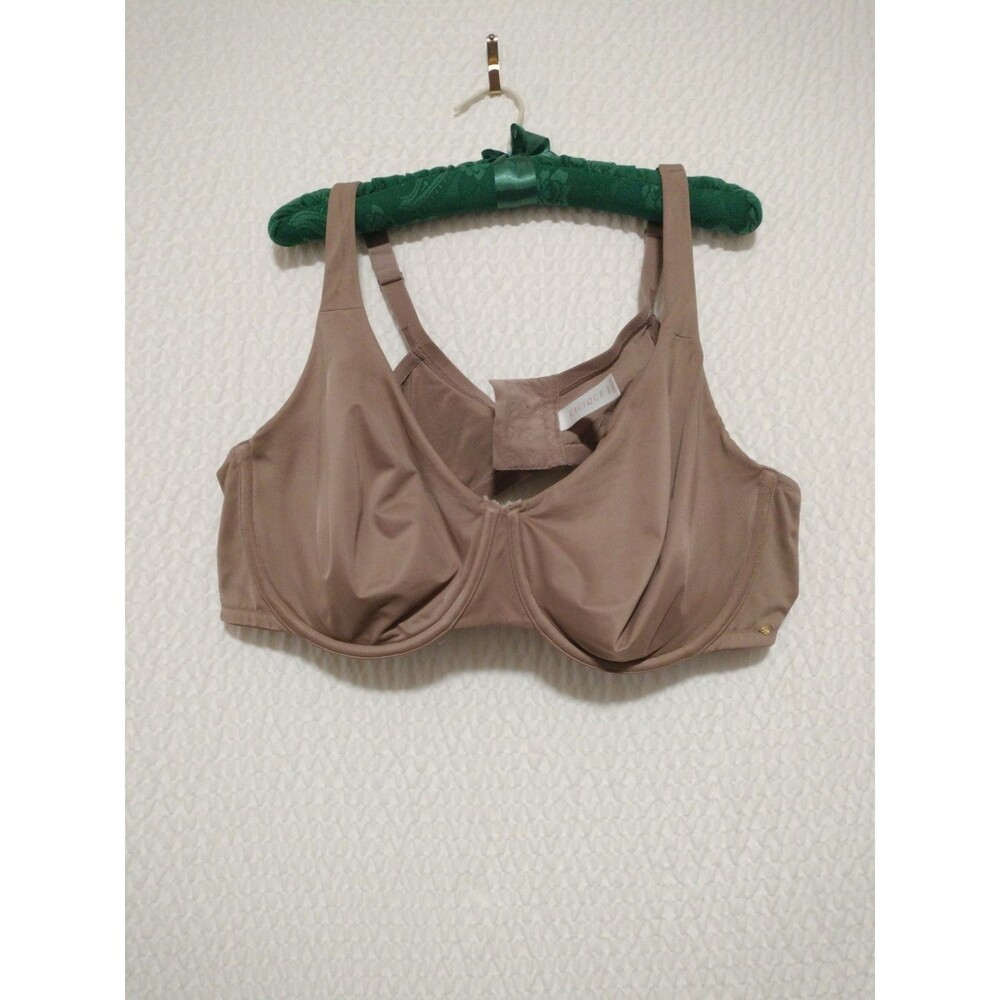 Cacique Unlined Full Coverage Bra 50C Taupe Underwire  502